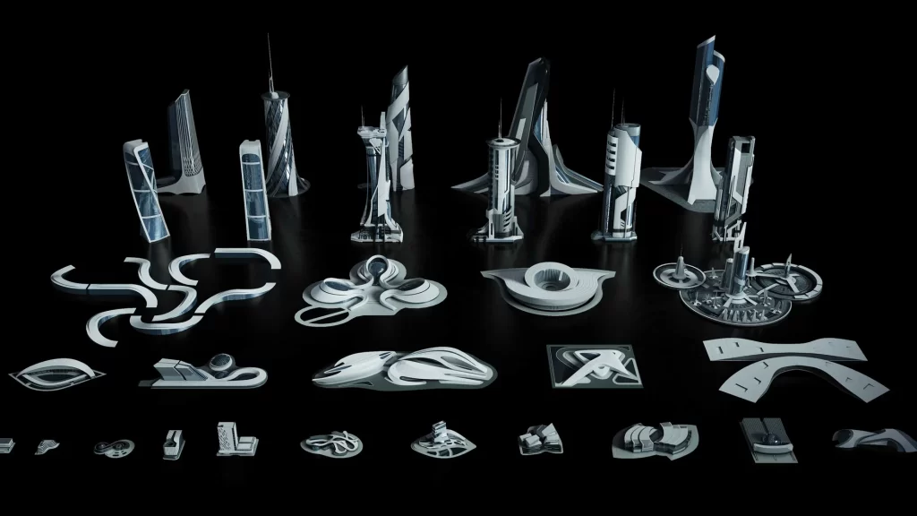 图片[2]-aicgt资源网KitBash3D模型乌托邦未来城市-Utopia