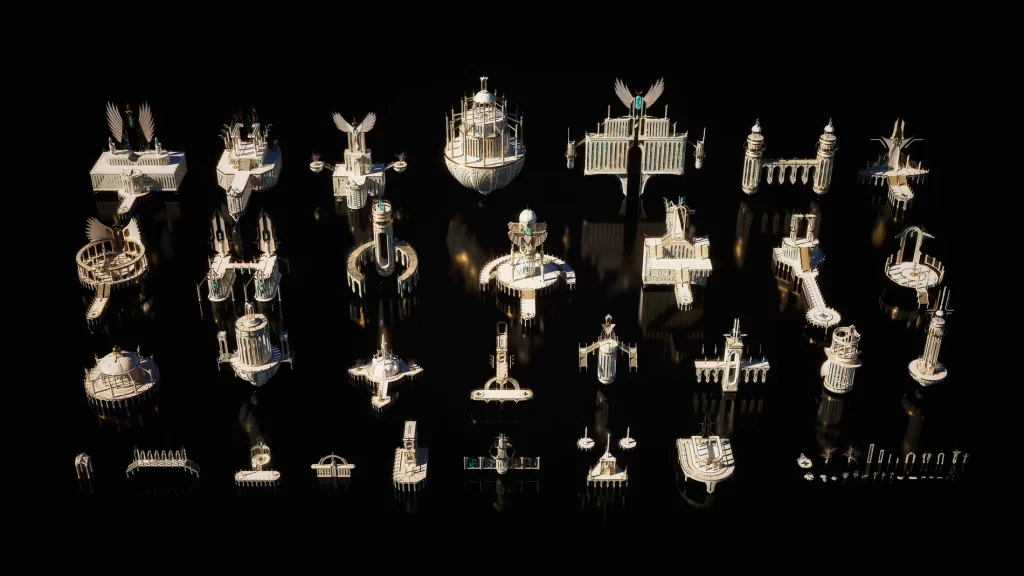 图片[2]-aicgt资源网KitBash3D模型，极乐圣境 – Elysium