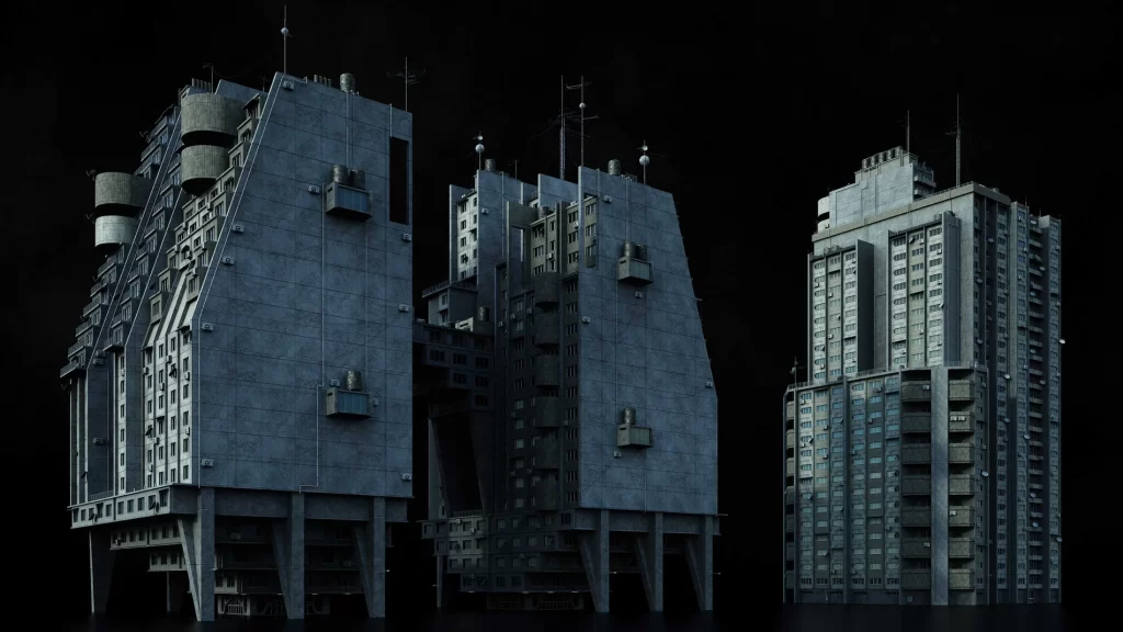 图片[2]-aicgt资源网KitBash3D 苏维埃街区 – Soviet Blocks