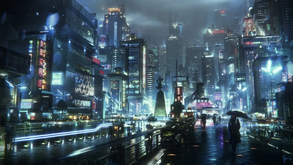 KitBash3D新上海未来都市套件-Neo Shanghai