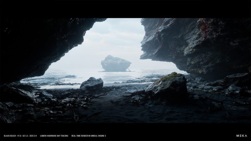 黑沙滩 – 冰岛 – Black Beach – Iceland-aicgt资源网AICGT资源网