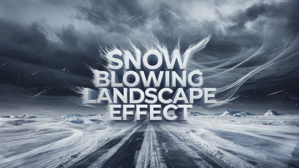Snow Blowing Landscape Effect