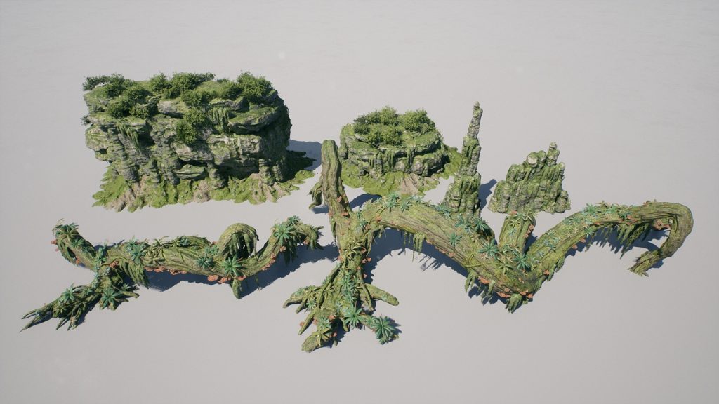 图片[2]-aicgt资源网Scifi Jungle Biome