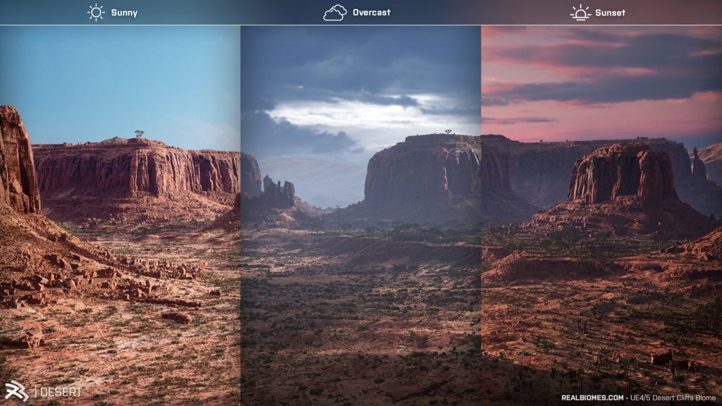 图片[2]-aicgt资源网RB - RealBiomes Desert Cliffs Biome - Monument Valley (Trees, Grass, Forest)