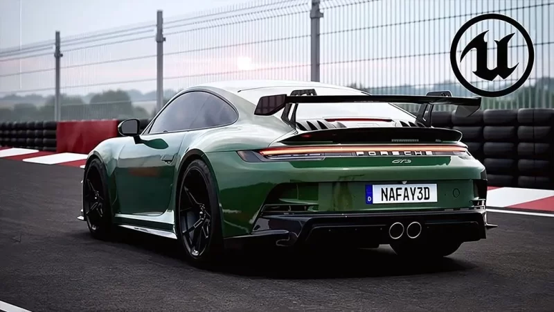 UE5虚幻引擎逼真汽车渲染动画大师班视频教程 Unreal Engine 5: Realistic Automotive Rendering Masterclass-aicgt资源网AICGT资源网