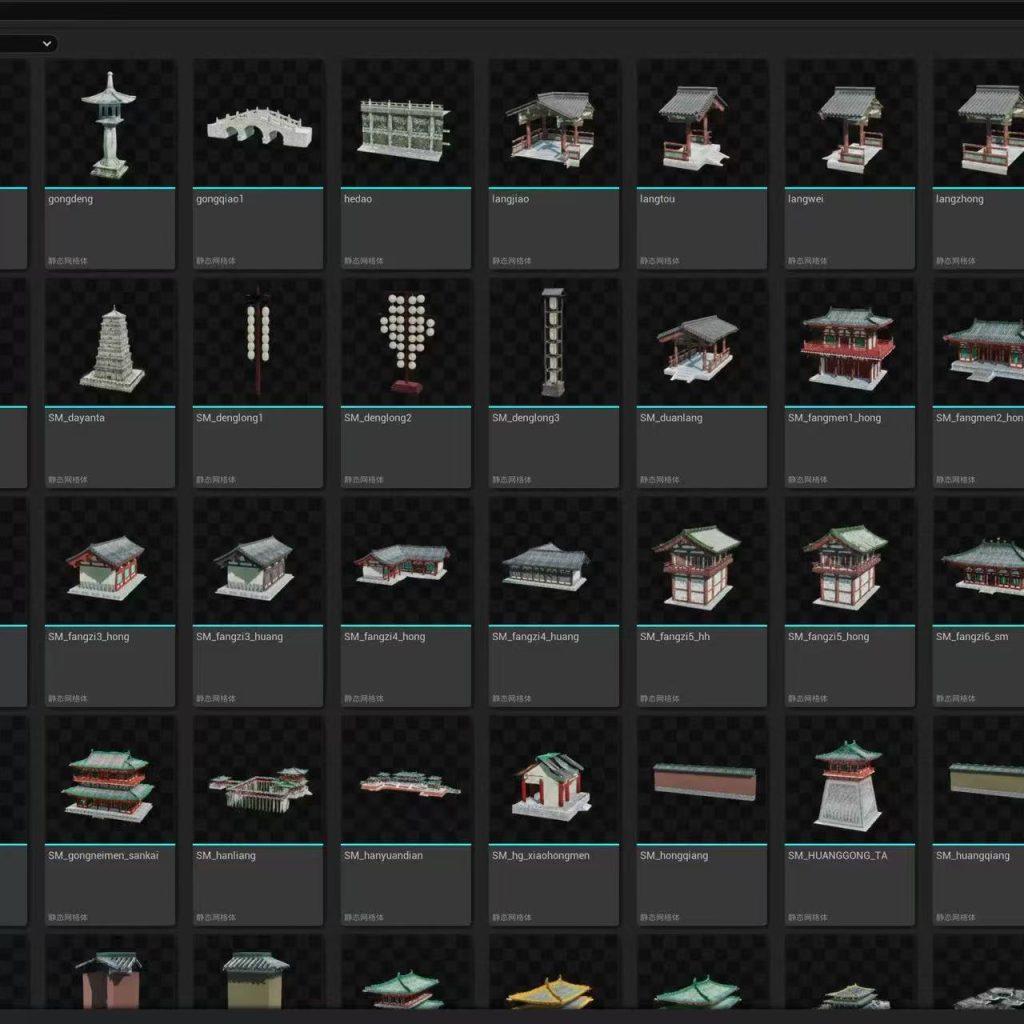 图片[5]虚幻引擎UE资源网-海量优质免费素材网|是一个提供海量CG素材的网站，包含虚幻资源、CG模型、CG教程等长安城虚幻素材 虚幻场景UE5.4