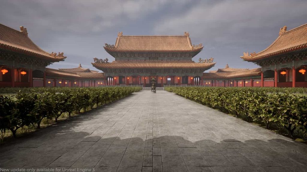 图片[1]虚幻引擎UE资源网-海量优质免费素材网|是一个提供海量CG素材的网站，包含虚幻资源、CG模型、CG教程等古代皇宫建筑-Asian Modular Temple