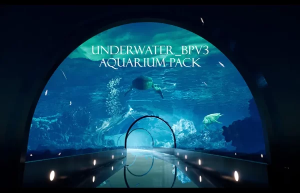 水族馆套装 – Underwater_BPV3 Aquarium Pack虚幻引擎UE资源网-海量优质免费素材网|是一个提供海量CG素材的网站，包含虚幻资源、CG模型、CG教程等AICGT资源网
