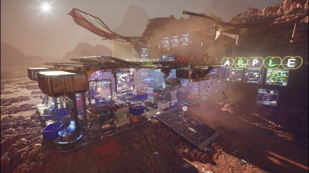 科幻水果市场 – Sci-Fi Fruit Market – Nanite虚幻引擎UE资源网-海量优质免费素材网|是一个提供海量CG素材的网站，包含虚幻资源、CG模型、CG教程等AICGT资源网