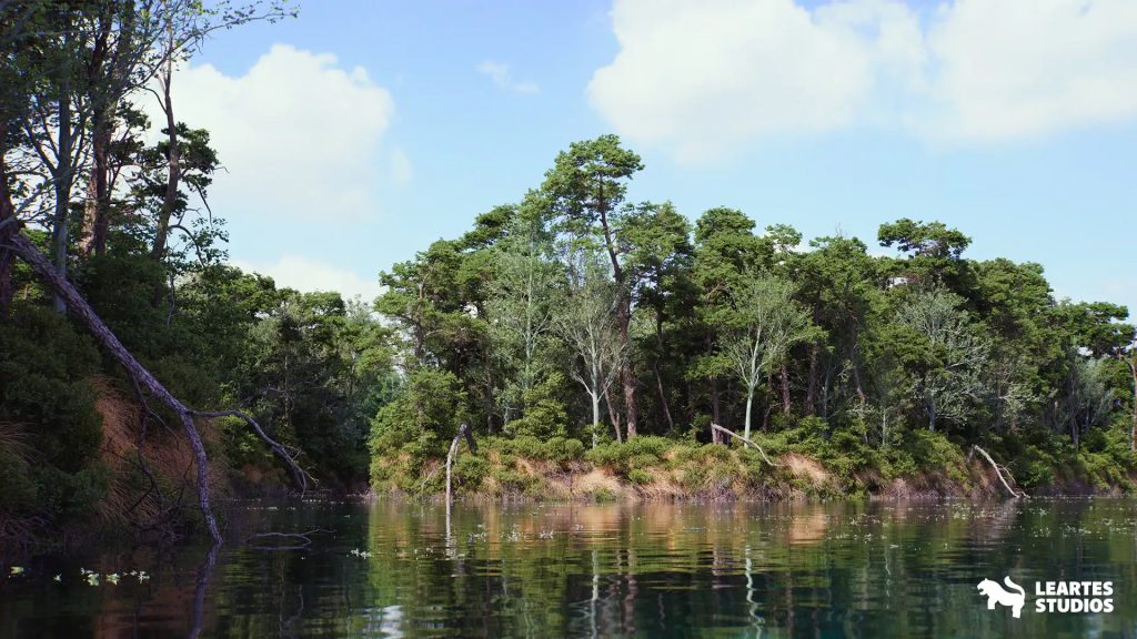 松树环境 (植被、岛屿、PCG、自然、河流) – The Pine Environment (Foliage , Island , PCG , Nature , River )虚幻引擎UE资源网-海量优质免费素材网|是一个提供海量CG素材的网站，包含虚幻资源、CG模型、CG教程等AICGT资源网