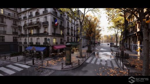 巴黎圣米歇尔喷泉 – Paris Fontaine Saint-Michel虚幻引擎UE资源网-海量优质免费素材网|是一个提供海量CG素材的网站，包含虚幻资源、CG模型、CG教程等AICGT资源网