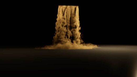 沙瀑特效包 – Sand Waterfall 3D VDB Pack虚幻引擎UE资源网-海量优质免费素材网|是一个提供海量CG素材的网站，包含虚幻资源、CG模型、CG教程等AICGT资源网