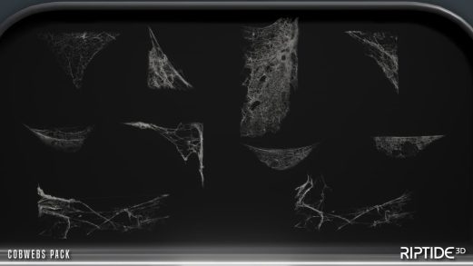 蜘蛛网资源包 – Cobwebs / Spider Webs Pack虚幻引擎UE资源网-海量优质免费素材网|是一个提供海量CG素材的网站，包含虚幻资源、CG模型、CG教程等AICGT资源网