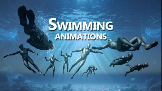 游泳动画包 – Swimming Animation Pack虚幻引擎UE资源网-海量优质免费素材网|是一个提供海量CG素材的网站，包含虚幻资源、CG模型、CG教程等AICGT资源网