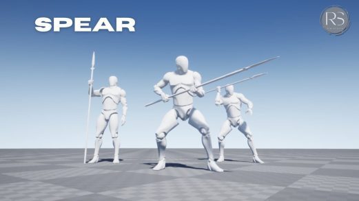 长矛动作捕捉动画包 – Spear MocapAnimPack虚幻引擎UE资源网-海量优质免费素材网|是一个提供海量CG素材的网站，包含虚幻资源、CG模型、CG教程等AICGT资源网