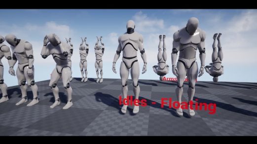 浮空死亡动画集 – The Floating Dead Animations虚幻引擎UE资源网-海量优质免费素材网|是一个提供海量CG素材的网站，包含虚幻资源、CG模型、CG教程等AICGT资源网