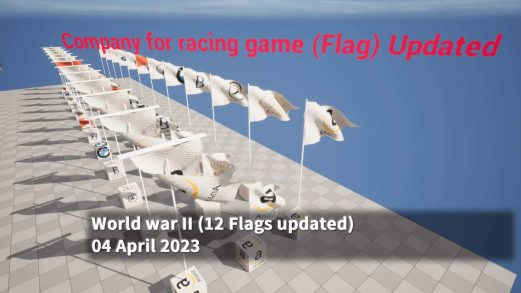 国旗资源包（含物理动画） – Country Flag (with Physics animation)虚幻引擎UE资源网-海量优质免费素材网|是一个提供海量CG素材的网站，包含虚幻资源、CG模型、CG教程等AICGT资源网