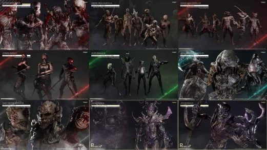无限角色合集：游戏资产包+附加内容 – Infinite Characters Collection: Game Assets + Extra虚幻引擎UE资源网-海量优质免费素材网|是一个提供海量CG素材的网站，包含虚幻资源、CG模型、CG教程等AICGT资源网