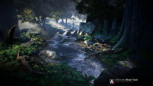 UE4终极河流工具 – UE4 Ultimate River Tool虚幻引擎UE资源网-海量优质免费素材网|是一个提供海量CG素材的网站，包含虚幻资源、CG模型、CG教程等AICGT资源网