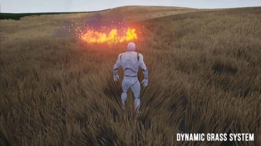 动态草地系统 – Dynamic Grass System虚幻引擎UE资源网-海量优质免费素材网|是一个提供海量CG素材的网站，包含虚幻资源、CG模型、CG教程等AICGT资源网