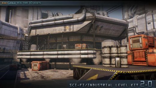科幻工业关卡套件 2.0 – SciFi Industrial Level Kit 2.0虚幻引擎UE资源网-海量优质免费素材网|是一个提供海量CG素材的网站，包含虚幻资源、CG模型、CG教程等AICGT资源网